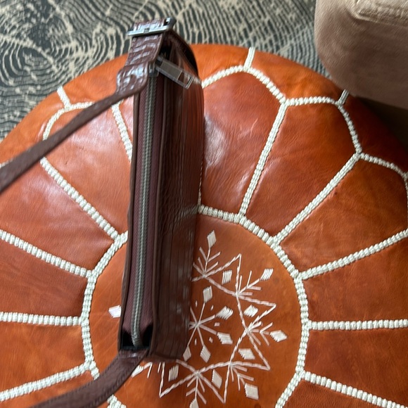 Urban Outfitters☠️ | silence + noise Asymmetrical Shoulder Bag in Brown Croc - Picture 6 of 7